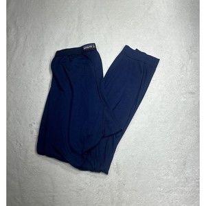 Vtg Patagonia Mens Size XL Capilene Base Layer Thermal Tights Navy Blue USA Made